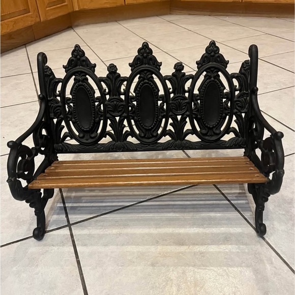 Other - Antique Cast Iron And Wood Bench. RARE ART NOUVEAU